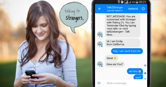 Talk2Stranger Bot for Facebook Messenger
