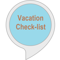 Vacation Checklist Bot for Amazon Alexa
