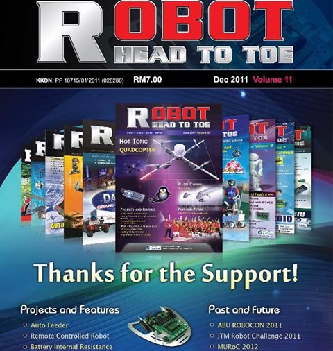 Malaysia 1st Robot Magazine: ROBOT.HEAD TO TOE for Facebook Messenger