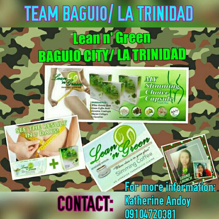 Lean 'n Green Baguio City/ La Trinidad Bot for Facebook Messenger