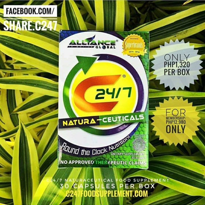 C24/7 Food Supplement - Authorized Distributors Worldwide Bot for Facebook Messenger