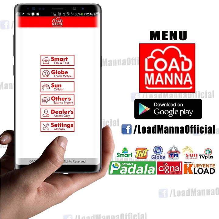Load Manna Official Bot for Facebook Messenger