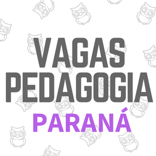 Vagas Pedagogia Paraná Bot for Facebook Messenger