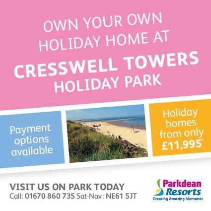 Cresswell Towers Caravan & Lodge Sales - Northumberland Bot for Facebook Messenger