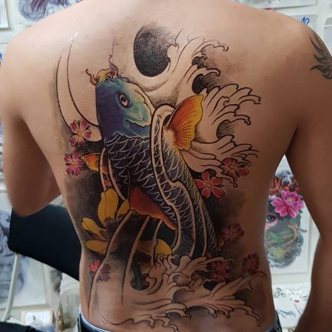 Bani Tattoo - Hình Xăm Dán Cá Chép