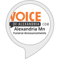 Voice of Alexandria Funeral Announcements Bot for Amazon Alexa