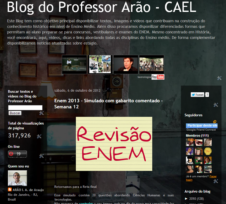 Blog do professor Arão Alves - CAEL Bot for Facebook Messenger