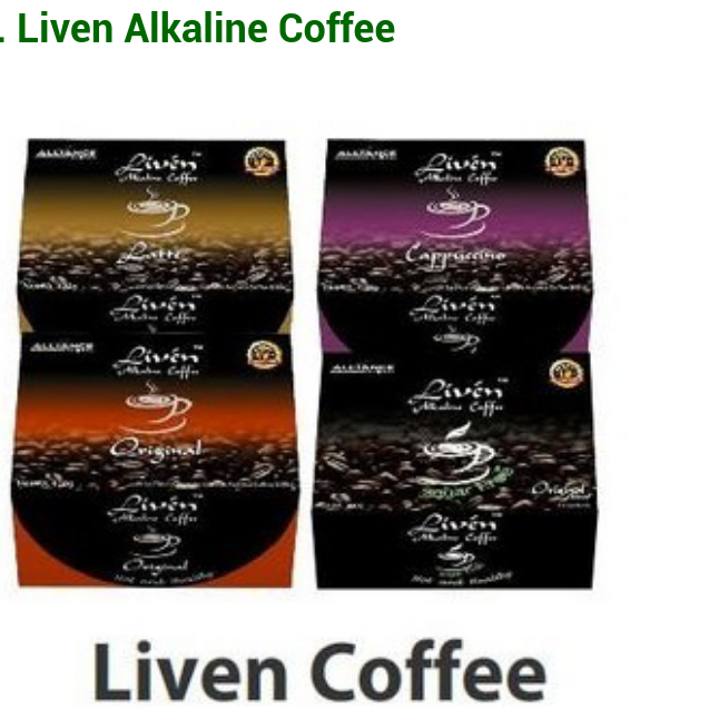 Liven Alkaline Coffee Bot for Facebook Messenger
