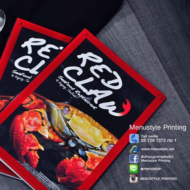 รับทำเมนูอาหารอันดับ1 Menustyle Printing