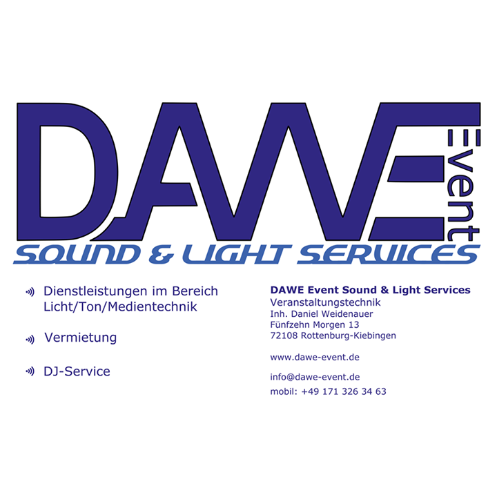 DAWE Event Sound & Light Services Bot for Facebook Messenger