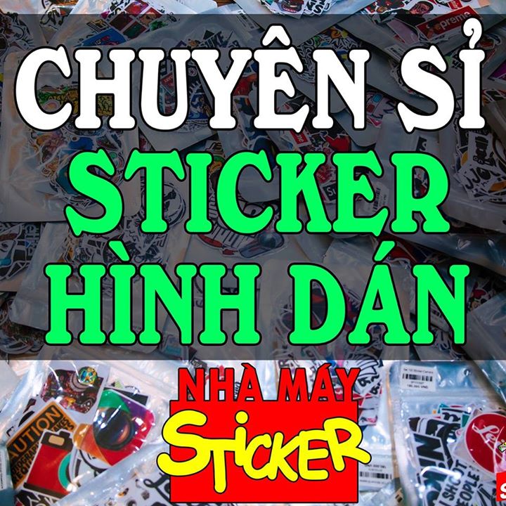 Chuyên sỉ Sticker hình dán