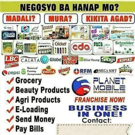 Planet Mobile Business CLUB Grocery Online Business Bot for Facebook Messenger