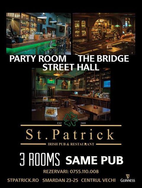 St. Patrick Irish Pub & Restaurant Bot for Facebook Messenger