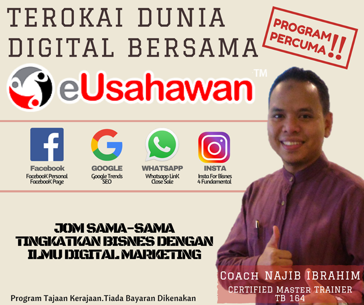 Digital Marketing Coach Najib Bot for Facebook Messenger