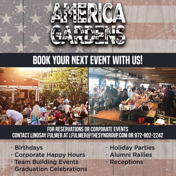 America Gardens-West 7th Fort Worth Bot for Facebook Messenger